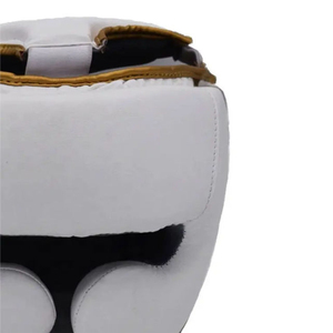 NAQQASH SPORTS MMA Boxing Protège-tête en cuir résistant aux chocs, ajustement personnalisé pour adultes 16-20, aérations, sport - Product Image 2