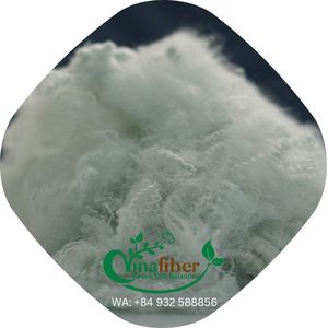 Fibre de polyester recyclé blanc 6D SD de haute qualité, certifiée GRS, matière première unie pour matelas et tissu non tissé, prix bas - Product Image 5