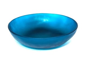 Resin Handmade <b>Bowl</b> Blue Color Resin <b>Bowl</b> With 2 Spoons Luxury Home Hotel Use Large Capacity <b>Salad</b> <b>Server</b> Set for & Tableware - Product Image 3