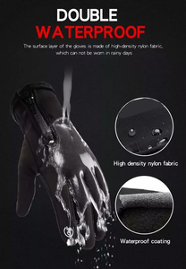 Guantes de Calavera Luminosos para Adultos, Tejidos Elásticos y Cálidos para Pantalla Táctil, Esquí, Ciclismo, Deportes, Pesca, Invierno - Product Image 3