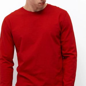 Camiseta de Manga Larga para Hombre, Cuello Redondo, Algodón Pima Orgánico, Jersey Personalizado, Fabricante de Camisetas Extra Grandes para Hombre - Product Image 4