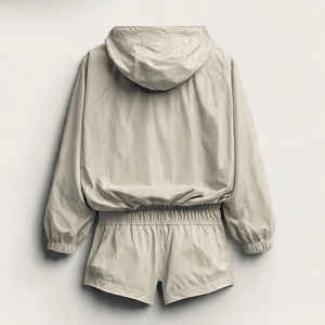 Unisex Windbreaker Shorts Sets Rain Waterproof Shorts Two Piece 100% Nylon <b>Wind</b> <b>Breaker</b> Shorts Suit Women - Product Image 3