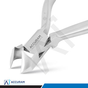 Accuram Cortaúñas de Alta Resistencia con Forma de Luna, Alicates para Cutículas, Acero Inoxidable con Bloqueo Trasero, Herramienta de Podología para Uñas Gruesas de los Pies - Product Image 4