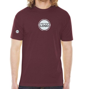 Vêtements à manches courtes pour hommes, t-shirts unisexes en coton biologique à manches courtes, t-shirts personnalisés avec logo, t-shirts unisexes en gros - Product Image 4