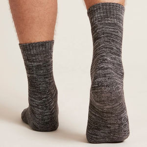Chaussettes pour hommes fabriquées au Pakistan, 100% laine, décontractées, antidérapantes, à impression numérique, couleur unie, sur mesure, vente en gros - Product Image 3