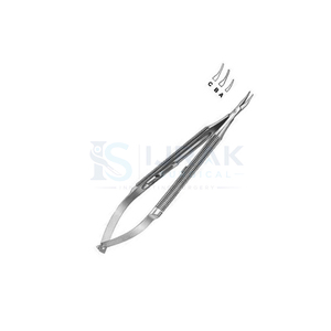 ที่จับเข็มผ่าตัดแบบมีลาย ยี่ห้อ Barraquer รุ่น Troutman ทำจากเหล็กกล้า - Product Image 2