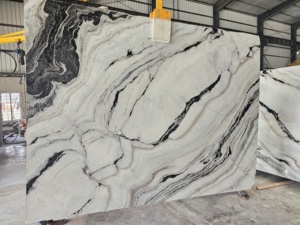 Silo Panda - Losa Grande de Mármol Blanco Pulido - Diseño Moderno para Apartamentos y Uso en Interiores - Product Image 4