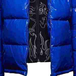Winter Glossy Puffer Jacket Wholesale OEM ODM <b>Thermal</b> Down Coat Heavyweight Hooded Outwear Custom Logo Winter Apparel - Product Image 5