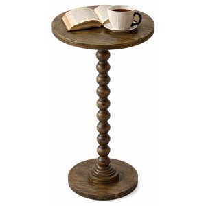 Table d'appoint traditionnelle artisanale en bois de Sheesham écologique Aqdus Saleem - Product Image 3