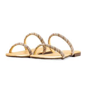 Zapatilla Casual Dorada para Mujer, Modelo Deportivo CL2004 - Product Image 3