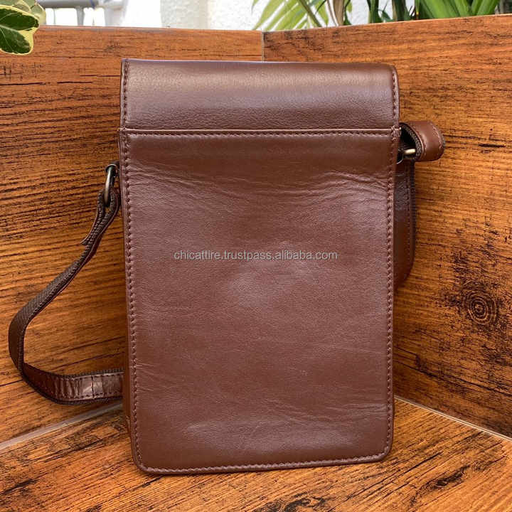 Customized Vintage Genuine Leather Men & Women Messenger Bag Business Shoulder Crossbody Bag Buffalo Leather Flap Satchel Bags