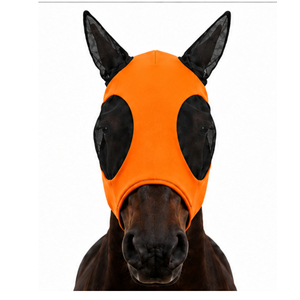 <b>Equestrian</b> Equipment High Quality Anti-mosquito Breathable Comfortable Mesh Customized Lightweight High Elastic Horse Fly Mask - Product Image 2