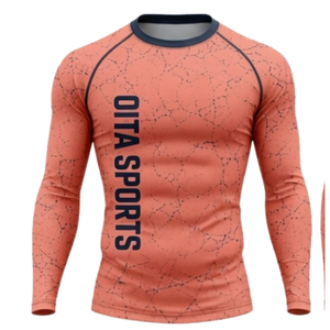 Ensemble de vêtements de sport pour homme Coral Active Performance Training, manches longues et leggings, compression, fitness, entraînement, gym, sportswear, entraînement athlétique - Product Image 3