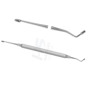 Seringue manuelle professionnelle pour greffe osseuse dentaire en acier inoxydable – Procédures d'implantation précises, haute qualité, stérile, facile à utiliser pour la greffe - Product Image 3