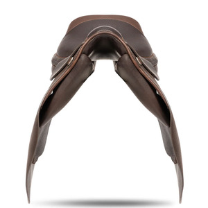 Silla de polo de cuero diseñada para equitación, asiento deportivo estable y equilibrado para acción en campo, comodidad y uso en entrenamiento. - Product Image 5