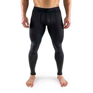 Leggings de yoga pour hommes, collants de course avec poches, pantalons de sport compressifs, motif léopard, sans couture, respirants - Product Image 1