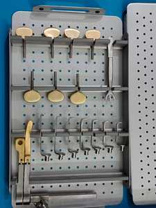 Kit d'instruments chirurgicaux orthopédiques pour discectomie lombaire Caspar, avec rétracteur, certifié CE, fonctionnement manuel - Product Image 4