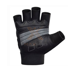 Vente Flash : Gants de Fitness en Cuir Fabriqués au Pakistan, Respirants, Séchage Rapide, Sangle de Poignet Réglable, Antidérapants, Unisexe, Faible MOQ - Product Image 3