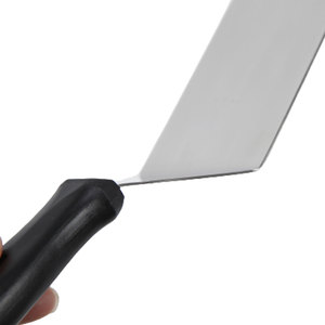 ตะหลิวสี่เหลี่ยมสแตนเลสอย่างดี ด้ามพลาสติก ใบมีด 12.5 ซม. ใช้ซ้ำได้ มีสินค้าในสต็อก สลักโลโก้ด้วยเลเซอร์ตามสั่ง - Product Image 4