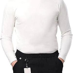 Sous-vêtements anti-transpiration garantis à 100 % PATON – Sous-vêtements anti-transpiration pour infirmières, blancs, manches longues, en gros, pour hommes - Product Image 5