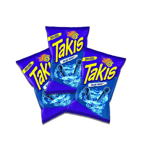 Takiss Blue Heat Hot Chili Pepper Rolled <b>Corn</b> Chips 100g Fiery Blue <b>Snack</b> For Supermarket Checkout Counters And Impulse Shelves - Product Image 3