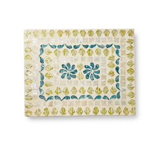 Grand Mother of Pearl <b>Placemat</b> Shell Charger for Boho Coastal Wedding & Luxury Reception Decor - Product Image 2