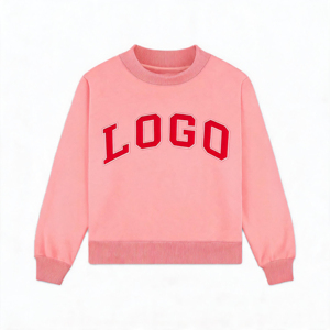 เสื้อสเวตเชิ้ตคอเต่าโอเวอร์ไซส์สำหรับผู้หญิง พิมพ์ลายโลโก้แบบพัฟ ผ้าฝ้ายถัก แขนยาว ระบายอากาศได้ดี เหมาะสำหรับฤดูใบไม้ร่วง ดีไซน์ตัวอักษรด้านหน้า - Product Image 3