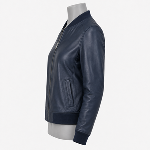 Chaqueta de cuero para mujer con ajuste cómodo, acabado premium y material duradero para un estilo moderno y de moda. - Product Image 2