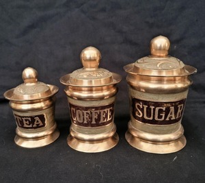 Royal Design Style Brass Gold Finished Sugar Container Ideal For Kitchen Storage Luxury And Antique Decorative Pantry Canister - Product Image 6