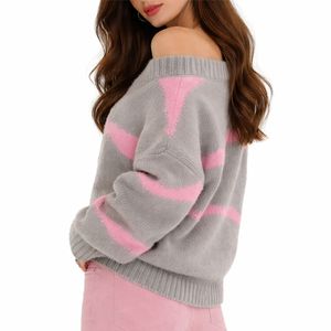 Suéter de Punto de Lana/Cachemira para Mujer, Otoño, Corte Holgado, con Botones, Suave, Cómodo, Casual, Moderno, Relajado, Elegante y Cálido - Product Image 4