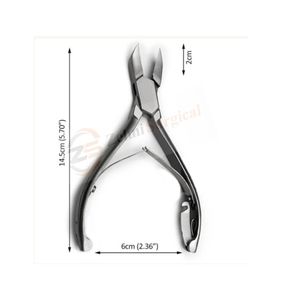 Professional <b>Cuticle</b> Nail Nipper Stainless Steel Nail Cutter <b>Trimmer</b> Manicure Tool OEM Nail <b>cuticle</b> cutter Manicure tools - Product Image 3