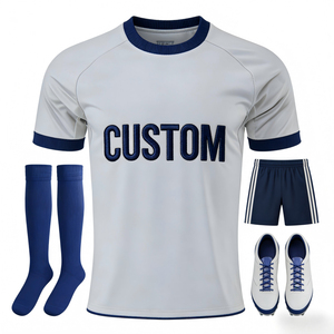Uniformes de Fútbol Sublimados Personalizados OEM, Camisetas de Fútbol para Hombre con Nombres Bordados, Transpirables, de Poliéster/Algodón de Alta Calidad - Product Image 1