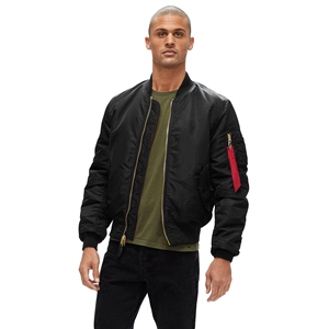 Chaqueta Bomber de Invierno Elegante con Logotipo Personalizado, Resistente al Viento, Ecológica, Talla Grande, Chaqueta Urbana de Tela para Hombre - Product Image 1