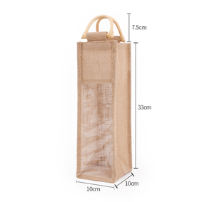 Bolsa Ecológica para Botellas de Agua de Yute Natural, Porta Botellas Reutilizable para Viajes al Aire Libre, Uso Diario, Almacenamiento en el Dormitorio, Gran Capacidad - Product Image 5