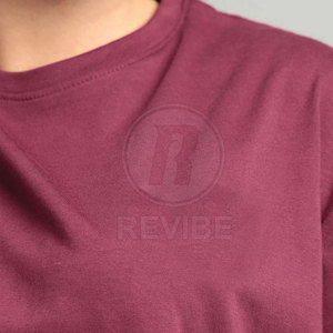เสื้อยืดโอเวอร์ไซส์ผู้หญิงสไตล์ใหม่ ผ้าแคนวาส 100% คอตตอน ระบายอากาศได้ดี สวมใส่สบาย ขนาดสั่งทำได้ คุณภาพดีที่สุด ลดราคาพิเศษทางออนไลน์ - Product Image 4