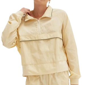 Ensemble short et survêtement coupe-vent personnalisé pour femme, 2 pièces, pantalon de survêtement long, sweat à capuche uni, grande taille, décontracté, été 2027 - Product Image 1