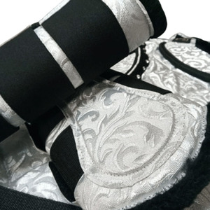 Almohadilla para silla de doma, almohadilla para silla de salto, orejeras para caballo, vendas para patas de caballo, juego completo - Product Image 2