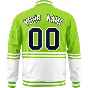 Blouson Bomber Personnalisé 2025 pour Hommes, Femmes et Jeunes - Coupe-Vent Léger avec Nom, Numéro et Logo Brodés - Motif Uni Taille XL - Product Image 1