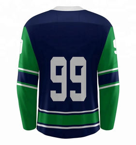 Ensemble de maillots de hockey sur glace personnalisés, design sur mesure, pour hommes, maillots d'entraînement sublimés, OEM, maillot de hockey sublimé - Product Image 6