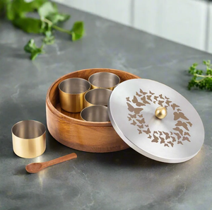 Wood Spice <b>Box</b> Customized Best Quality Eco-Friendly Wooden Spice <b>Box</b> for Spices <b>Herb</b> Storage Container - Product Image 3