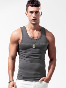Camiseta sin Mangas para Hombre, 100% Algodón, Transpirable, con Patrón 3D, para Gimnasio, Fitness, Entrenamiento, Culturismo, Venta al Por Mayor de Fábrica - Product Image 5