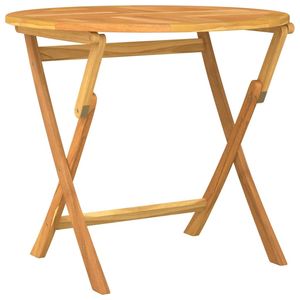 Conjunto de Comedor de Jardín de Madera de Teca Sólida, Diseño Plegable Mediano - Product Image 6
