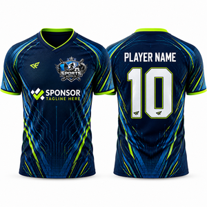 เสื้อฟุตบอลสโมสรแบบใหม่ทันสมัยขายส่งสำหรับผู้ชาย ชุดยูนิฟอร์มฟุตบอลน้ำหนักเบา ระบายอากาศได้ดี เหมาะสำหรับการฝึกซ้อมเป็นทีม - Product Image 1