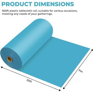 Rotolo di Tovaglia in Plastica Usa e Getta Premium per Tutti i Tipi e Forme di Tavoli - Product Image 2