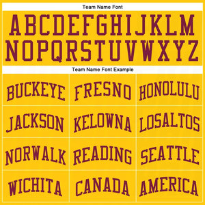 Custom <b>Gold</b> Maroon Round Neck Sublimation Basketball Uniform Jersey Wholesale Team Sportswear Custom Logo Name <b>Number</b> Breathable - Product Image 5