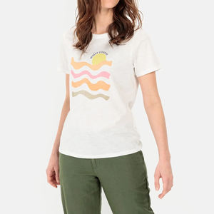 Nueva camiseta informal de algodón para mujer, camiseta holgada de manga corta, tela suave y transpirable para verano, moda femenina para uso diario, estilo callejero - Product Image 1