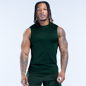 เสื้อยืดออกกำลังกายผู้ชายขายดี เสื้อยืดแห้งเร็วใส่สบาย 100% โพลีเอสเตอร์ เสื้อยืดรัดรูปสำหรับวิ่งและฝึกซ้อม - Product Image 1