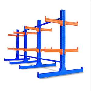 أرفف أنابيب صناعية ذراع فولاذية مزدوجة الجانب من الجانبين ، أرفف معدنية - Product Image 5