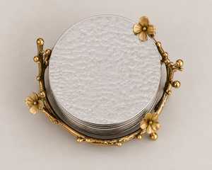 Luxury <b>Coaster</b> Set <b>Drink</b> <b>Coaster</b> Set Metal <b>Coaster</b> Set Hammered <b>Coaster</b> Set Stainless Steel <b>Coasters</b> Round <b>Drink</b> <b>Coasters</b> - Product Image 4