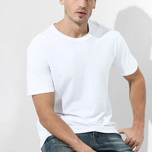 Camisetas de Algodón Personalizadas al por Mayor, Elegantes, de Manga Corta, Unisex, Cuello Redondo, 220g, Diseño en Blanco, Casuales, Transpirables, Sostenibles, Tallas Grandes - Product Image 2